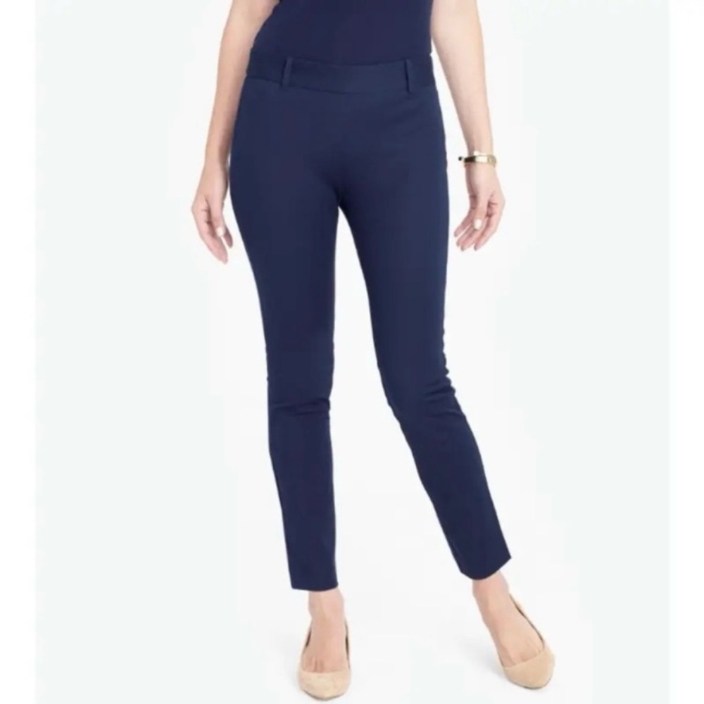 NWT J. Crew Factory Women’s Winnie‎ Pant in Stretch Cotton Navy Blue Size 4
